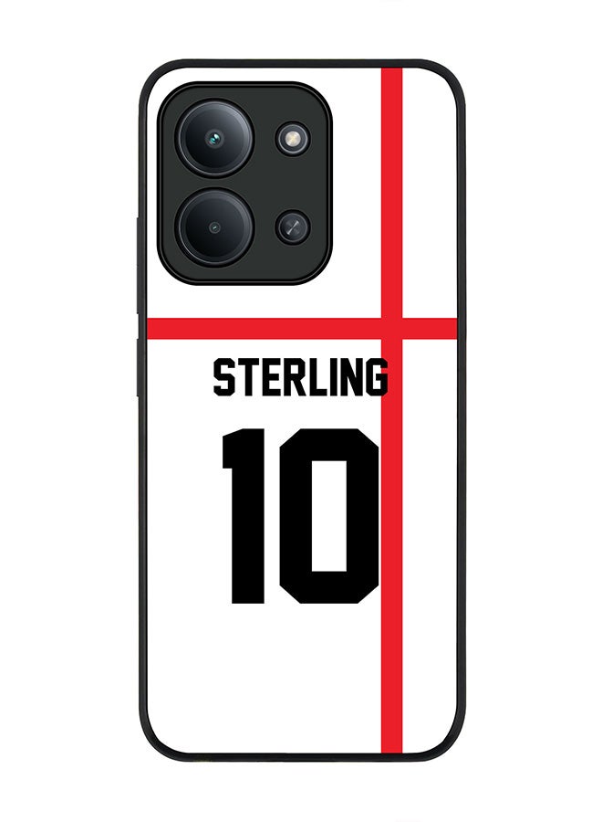 For Xiaomi Poco C85 4G Case,Slim fit Camera Protection, Shockproof Thin Phone cover  - Football - England,  Sterling